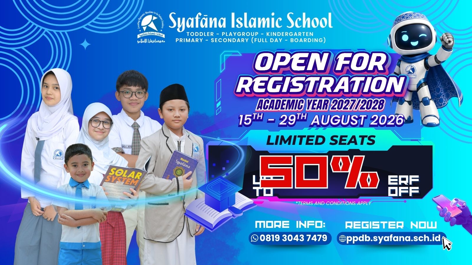 OPEN REGISTRATION - ACADEMIC YEAR 2027/2028